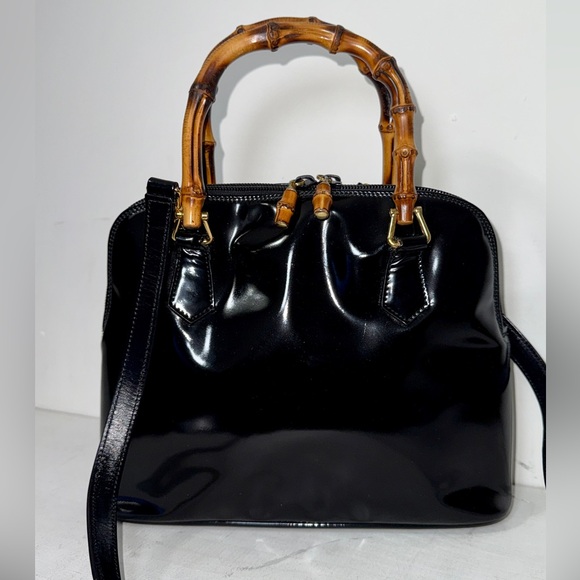 Gucci Handbags - Authentic GUCCI Bamboo handles 2way hand Bag